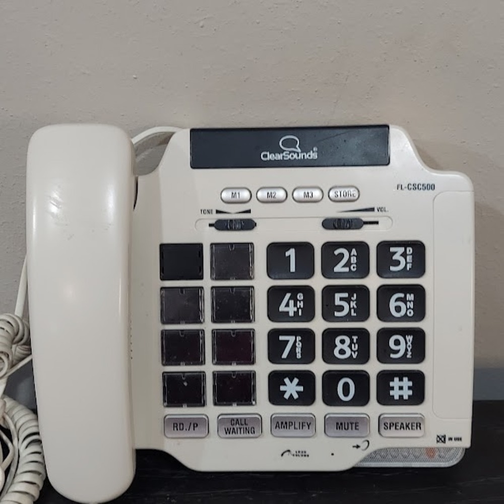 ClearSounds CSC500 Amplified Big Button Telephone for Seniors‎ Hearing Impaired